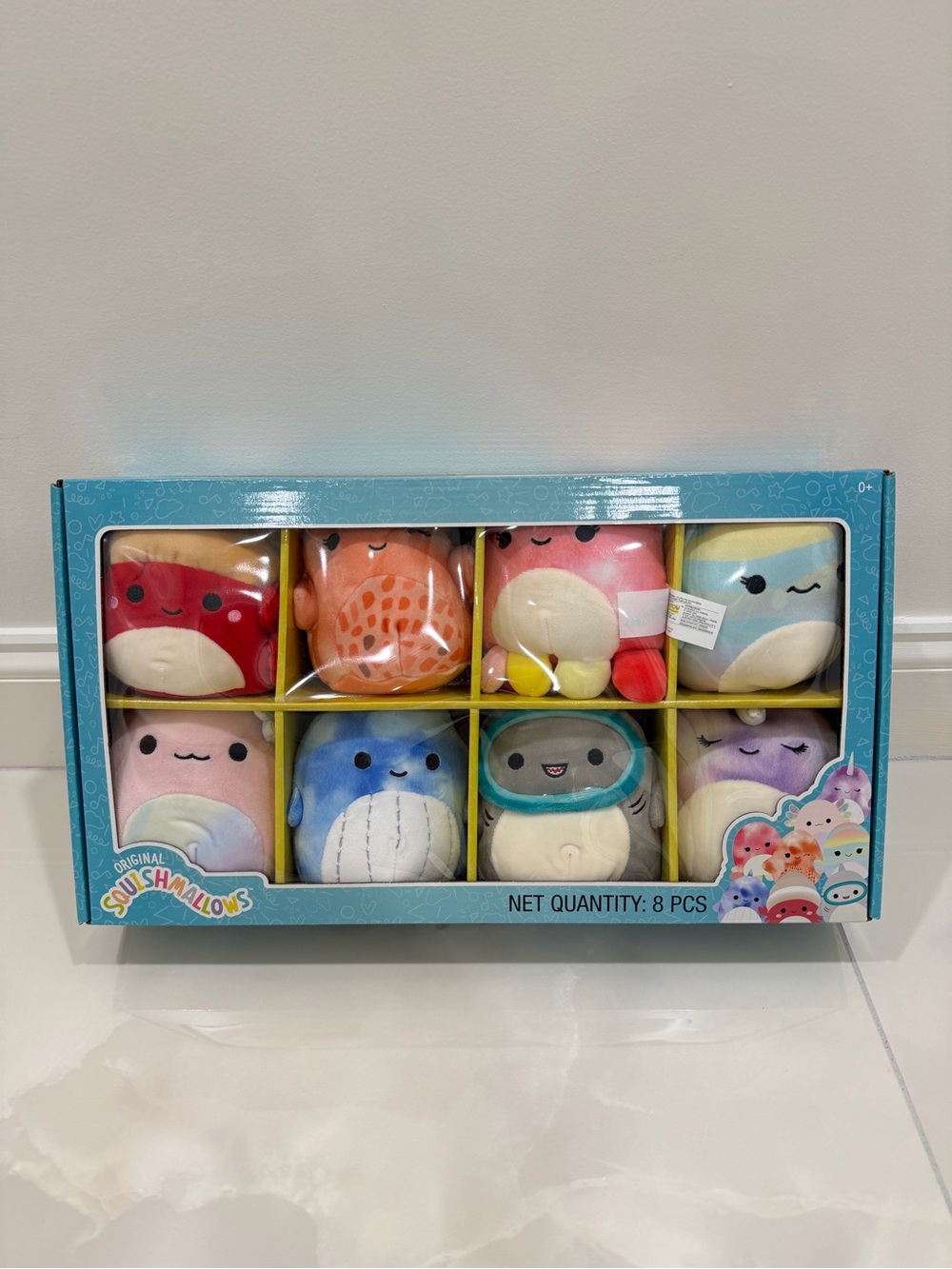 Squishmallows 8-Pack Plush Sea Creature Set - Multicolor